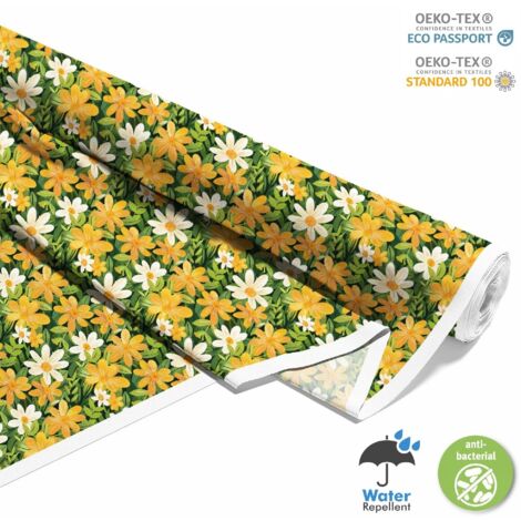 TISSUS DÉCORATIFS D'EXTÉRIEUR OXFORD - Motif Printemps I DX7199