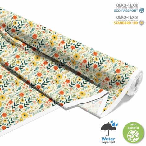 TISSUS DÉCORATIFS D'EXTÉRIEUR OXFORD - Motif Printemps I DX7577