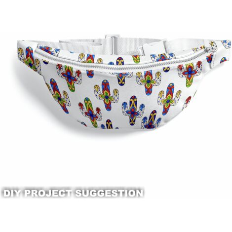 TISSUS DÉCORATIFS EXTÉRIEURS OXFORD - Motif cactus colorés