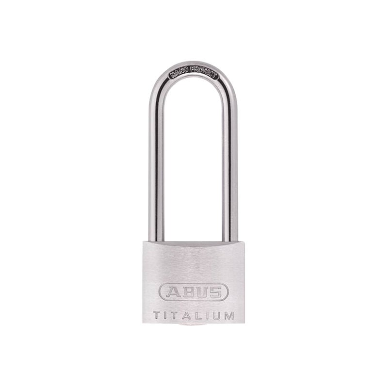 56226 80TI/40mm titalium Padlock 40mm Long Shackle Keyed Alike KA8012 - Abus
