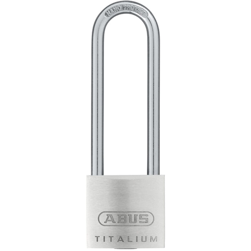 Abus - 56374 64TI/30mm titalium Padlock 60mm Long Shackle Carded ABU64TI3060C