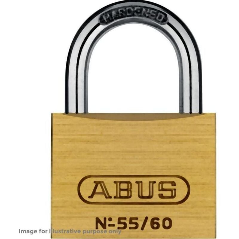 Abus - 56374 64TI/30mm titalium Padlock 60mm Long Shackle Carded ABU64TI3060C