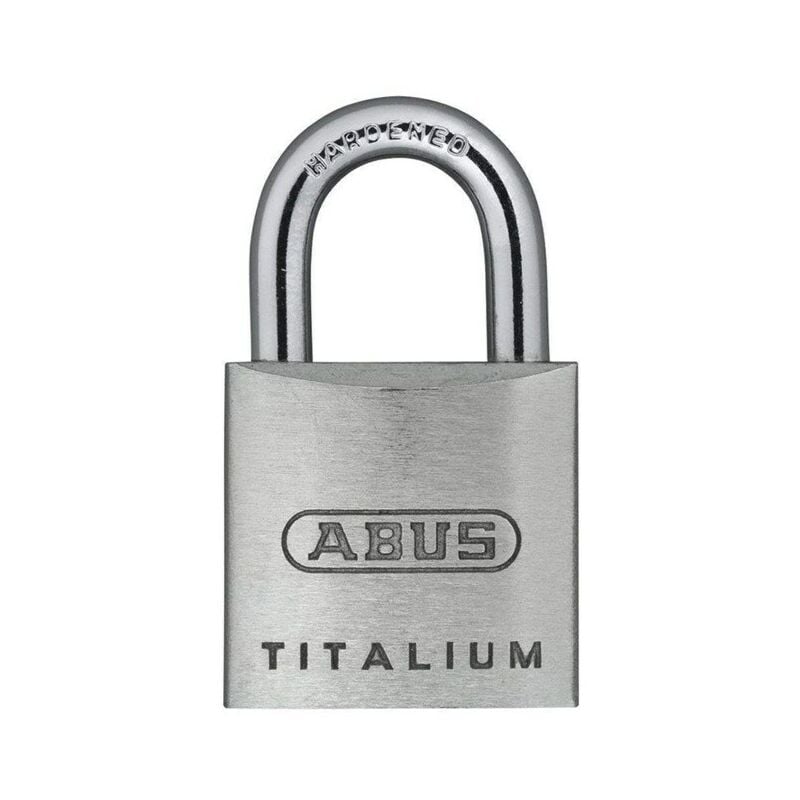 Abus - 64TL/40 Titanium Aluminium Key Padlocks - 40mm, Pack of 4