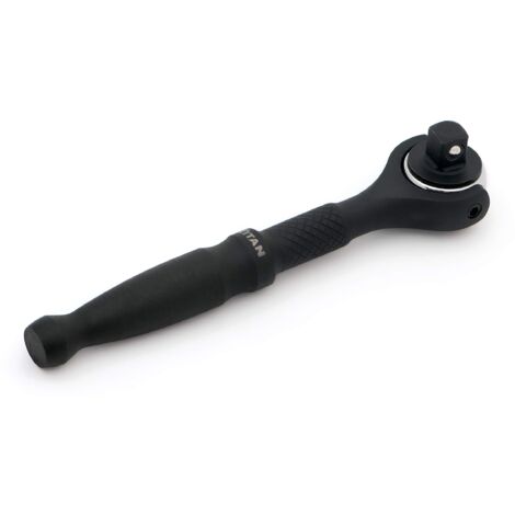 Titan 11313 Micro cricchetto a testa girevole da 1/4 pollici x 4 pollici a 90 denti - Nero, fabbrica