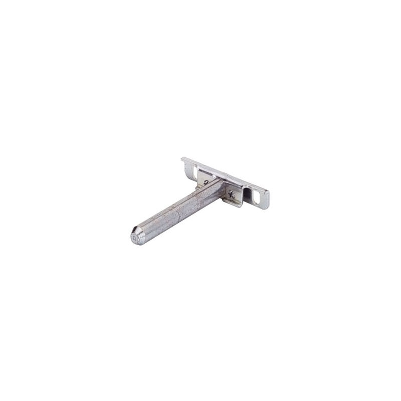 Support tablette invisible titan 3 - Matériau : Acier - Décor : Zingué - Diamètre perçage 01 : 12,5 mm - Epaisseur panneau : 19 mm Hettich