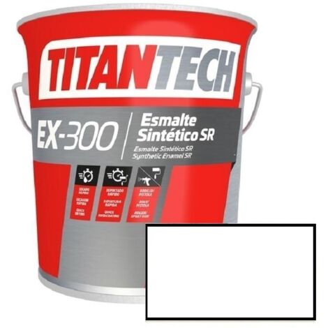 TITAN esmalte s/r ex300 blanco titan 566 4l. ral 9016 titantech