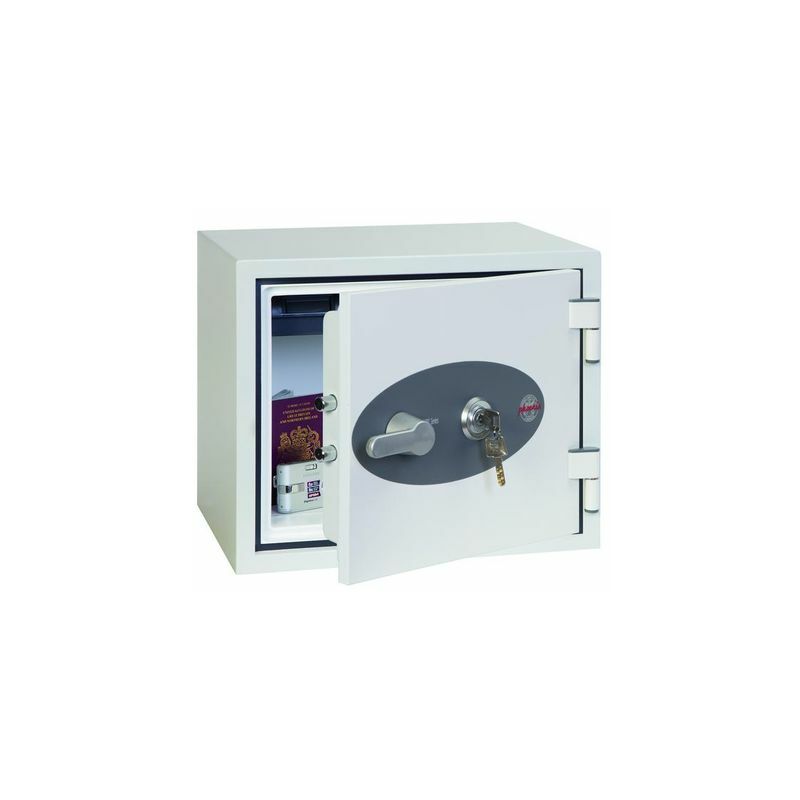 Titan Size 1 Fie and Secuity Safe Key Lock White FS1281K - Phoenix