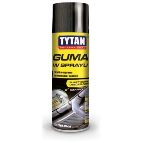 TITAN GUMMI SPRAY 400 ML SCHWARZ - SIL DEK GUM