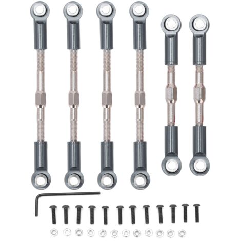 Titan-Lenkstange für RC-Servo, kompatibel mit WLtoys 144001 124018 124019, Metallgestänge für 1/14-Modellautos.