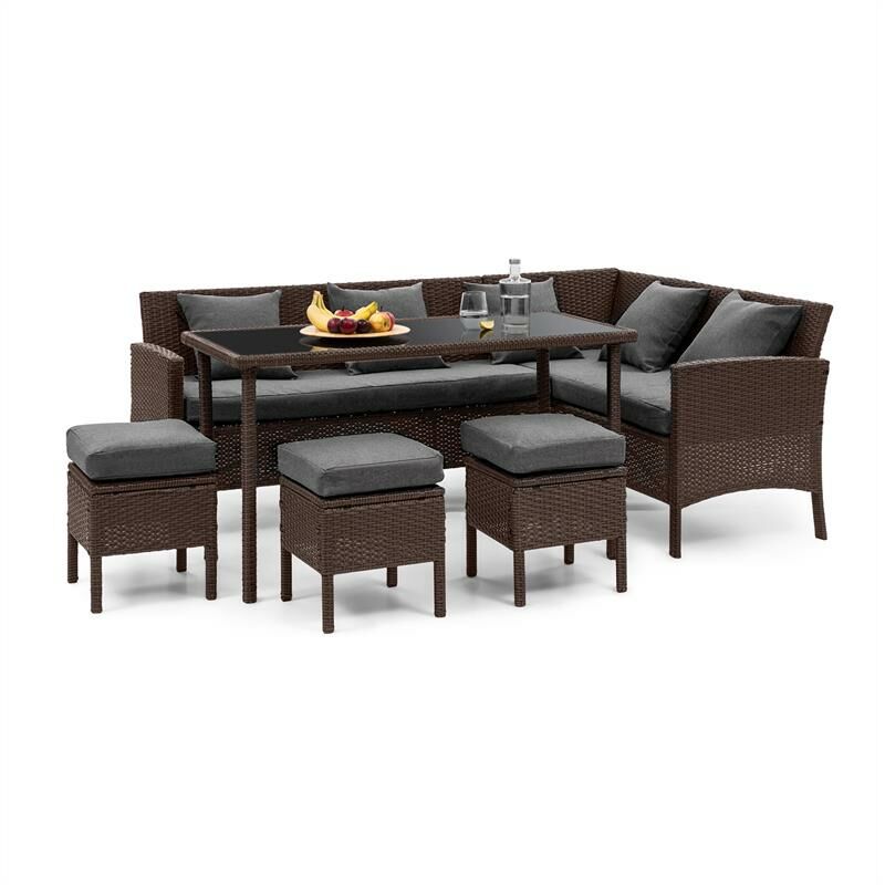 

Titania Dining Lounge Set Muebles de jardín Marrón/Marengo