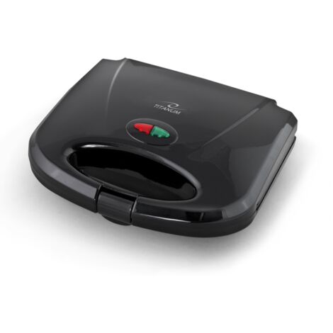 Titanium TKT003 gaufrier électrique noir 750 watts