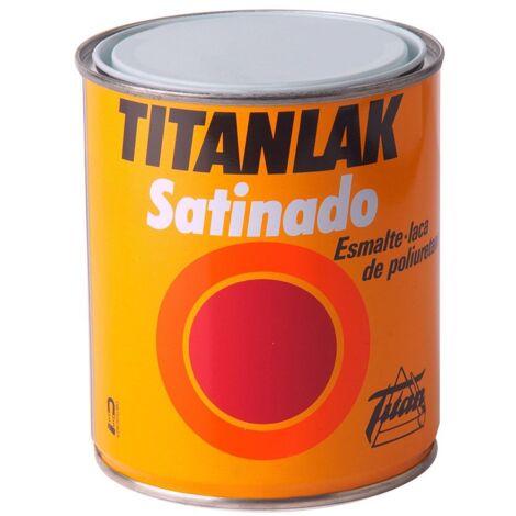 Titanlak Polyurethan-Lack Emaille Satin White 375 ml Titan 11140038