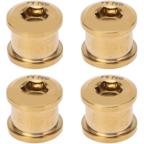 Titanlegierungsschrauben für Mountainbike-Bremsscheiben, 4 Stück, Gold