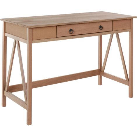 Titian-Bureau avec 1 tiroir en gris pin