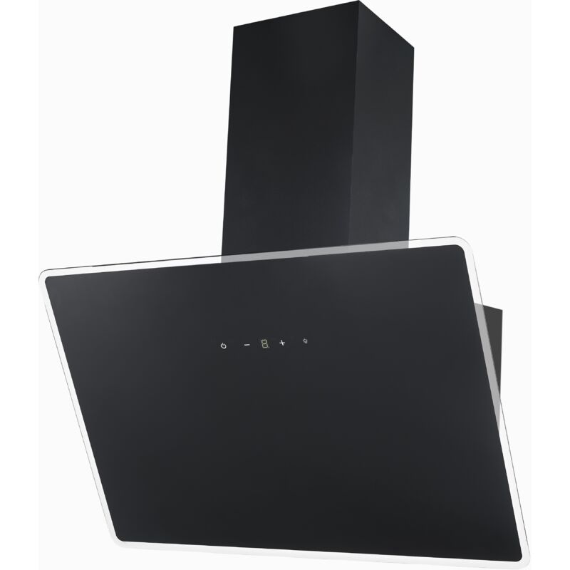 Respekta - Hotte aspirante 80 cm sans t�te noire a++ � recyclage led