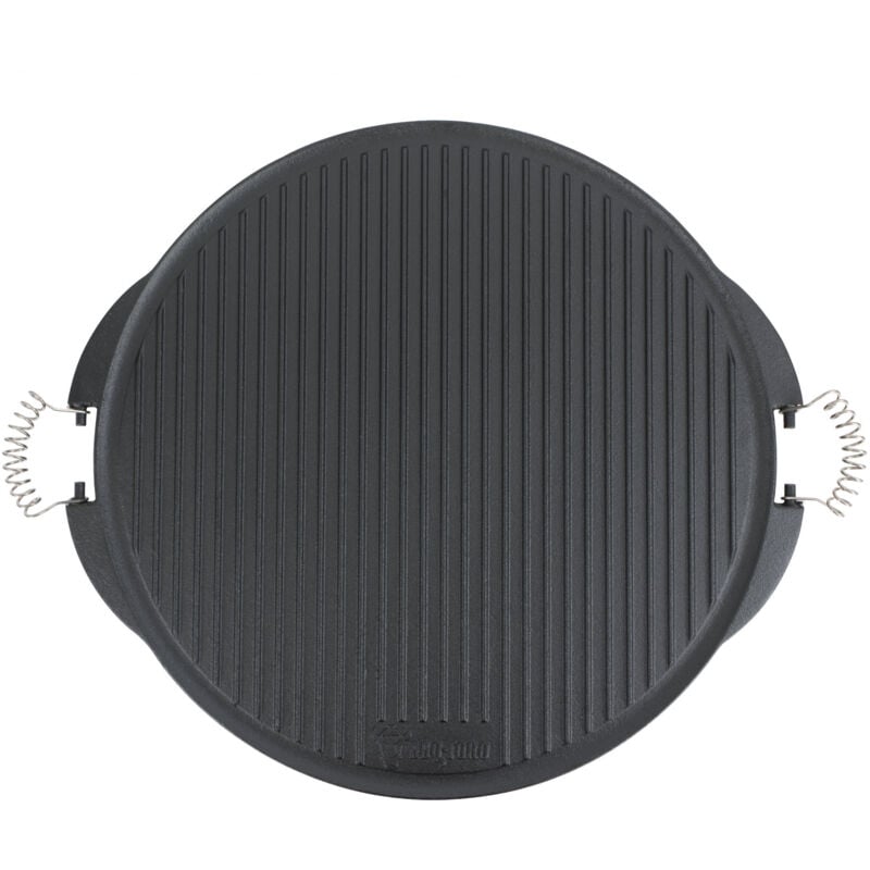 Plaque de cuisson en fonte avec poignées ø 53 cm émaillée - Bbq-toro