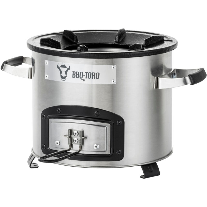 Bbq-toro - four-fusée rakete 1, Rocket Stove en acier inoxydable pour Dutch Oven et bien d'autres, four d'extérieur