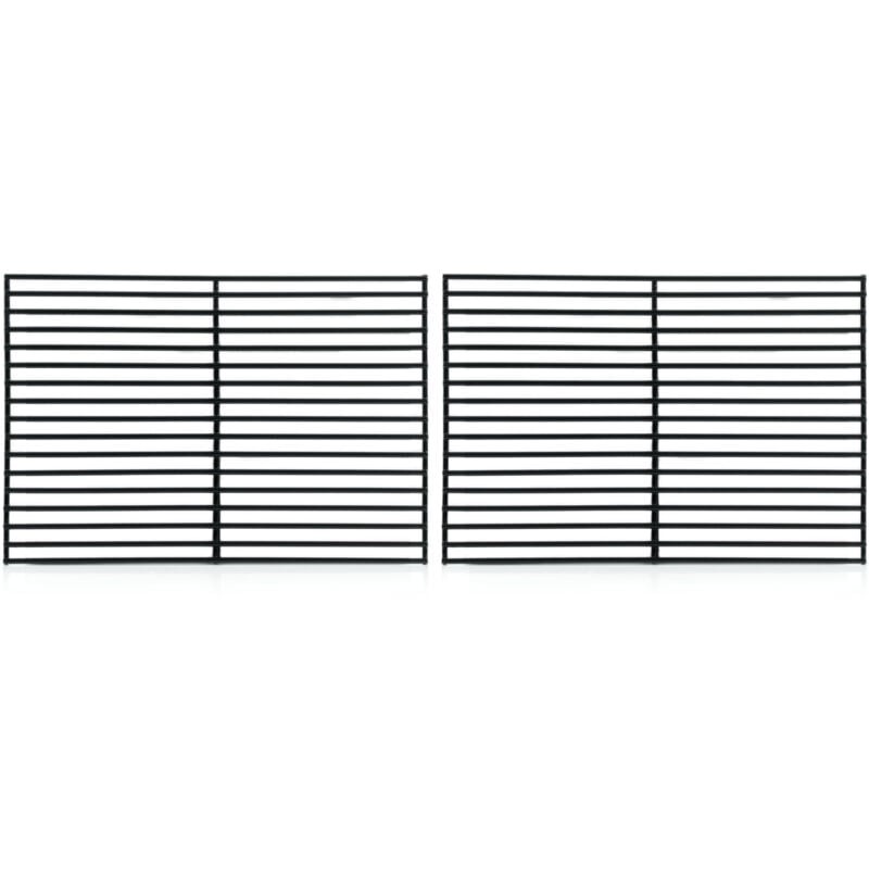 Grille de cuisson en métal (2 pièces) 45 x 30,5 x 1 cm chacune convient au Pelletsmoker PG2 - Bbq-toro
