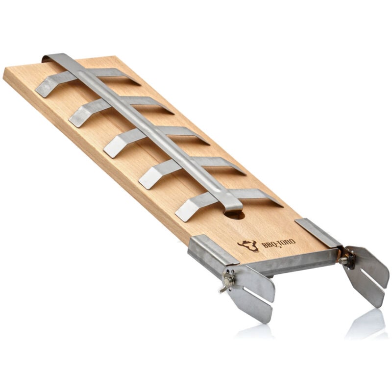 Planche à saumon flambée pour poissons et filets de saumon avec support pour gril, gril sphérique et brasero - Bbq-toro