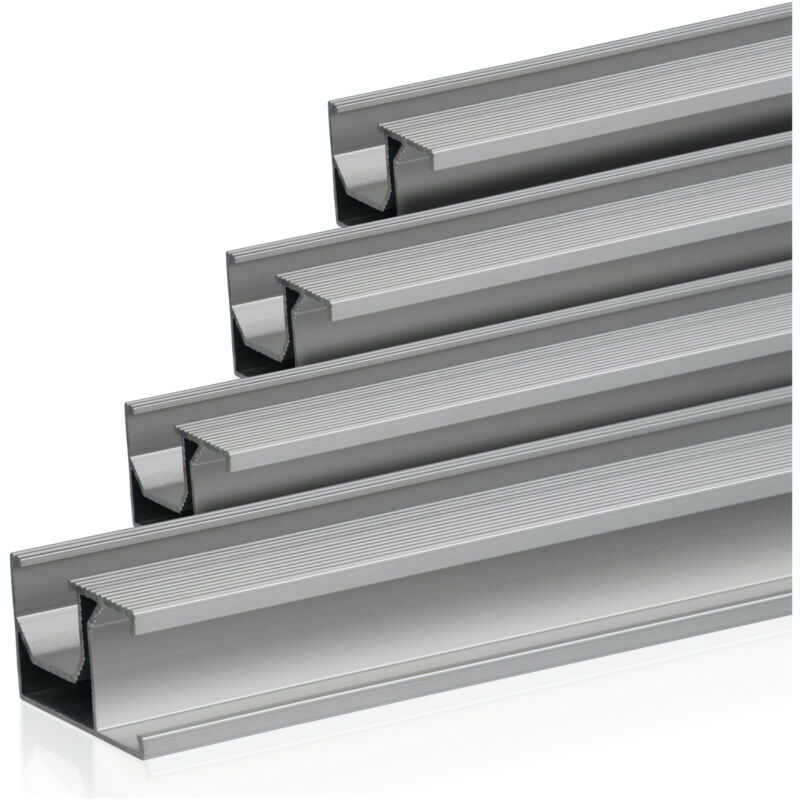 Rail de montage universel en aluminium Zelsius 150 cm pour un module solaire, rail de fixation, 4 pièces
