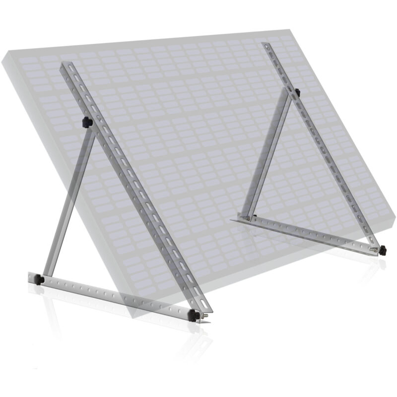 Support de panneau solaire en aluminium Zelsius de 0 à 90 degrés, pour un panneau, barre de support 104 cm