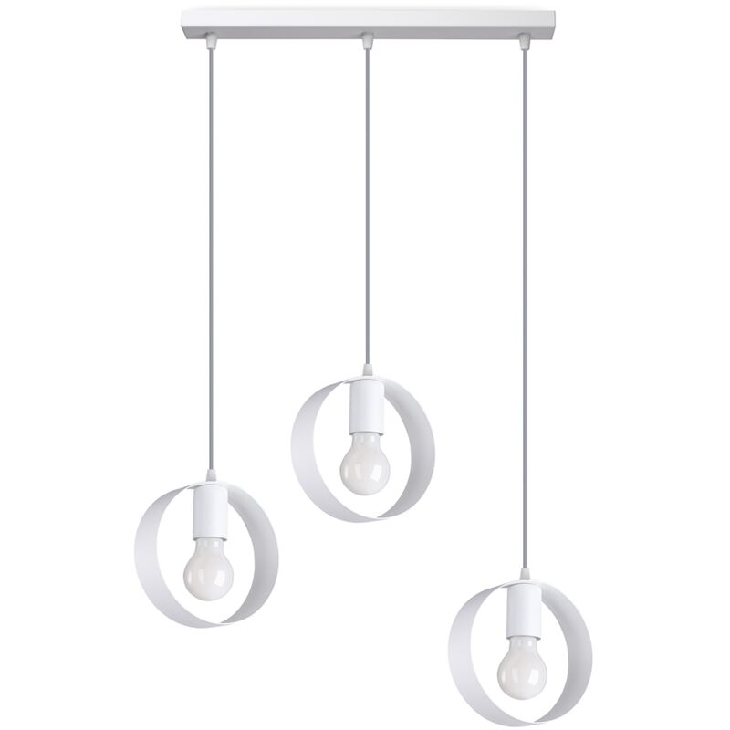 Image of Titran 3 white pendant lamp