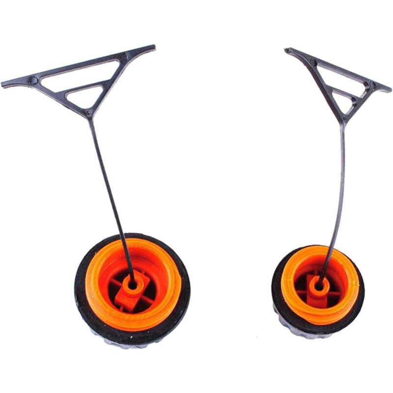 Tiuimk Bouchon de réservoir de carburant pour STIHL – Argent et bouchon de carburant à gaz durable pour tronçonneuse, tondeuse à gazon et tondeuse