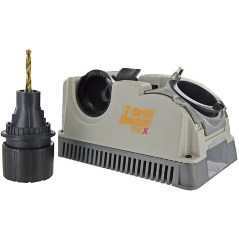 Tivoly • Affilapunte Drill Doctor DD750 XP Ø da 2,5 a 19 mm Affilatura da 118° a 135° Gioco conico e punta a croce - Profondità di taglio e angolo di spoglia regolabile