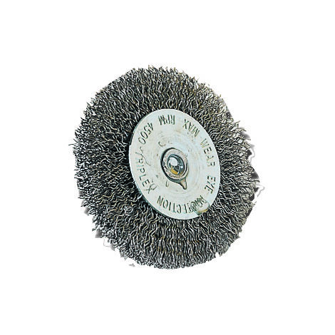 Tivoly • Brosse Circulaire • Fil Inox • Ø75mm • Pour Décapage de l'Inox