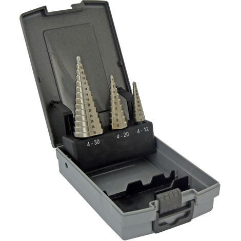 Coffret 3 forets HSS conique étage Ø430 mm TIVOLY - 11448670001