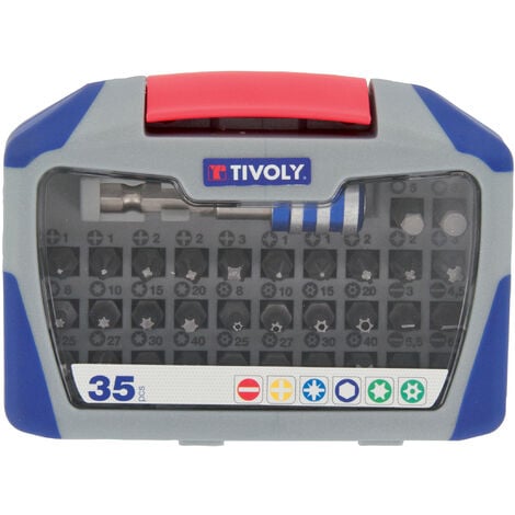 Tivoly • Coffret 35 pcs embouts de vissage standard