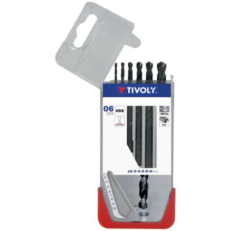 TIVOLY - Coffret - 6 forets métaux TX