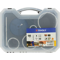 Lot N°1 - Scie Cloche TIVOLY TRIPLEX DIAMOND Pour Carrelage - Trépan, Neuf (petits Défauts Possibles)