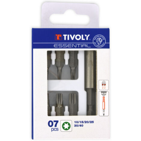Tivoly • coffret 7pcs embouts TX