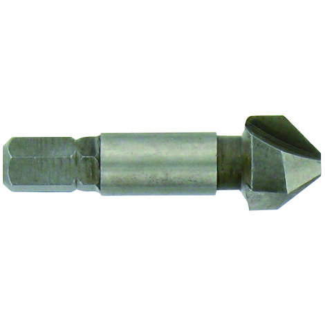 Tivoly • Cortador de nogal HSS de 90° • Ø12 mm • Vástago hexagonal • Para mecanizado de metal • Para mecanizado de plástico