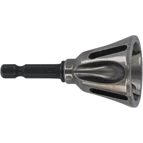 Tivoly • Cortadora para desbarbar tubos y varillas roscadas HSS PREMIUM • Ø4-22mm • Vástago hexagonal 6,35mm cambio rápido Ø6,35mm