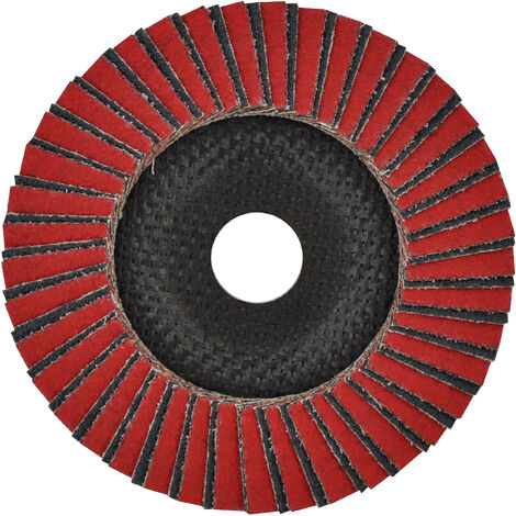 Tivoly – Disque à lamelles céramique et zirconium Ø115mm – Grain 50 – Pour décapage intensif sur métaux – Alésage 22,23mm standard