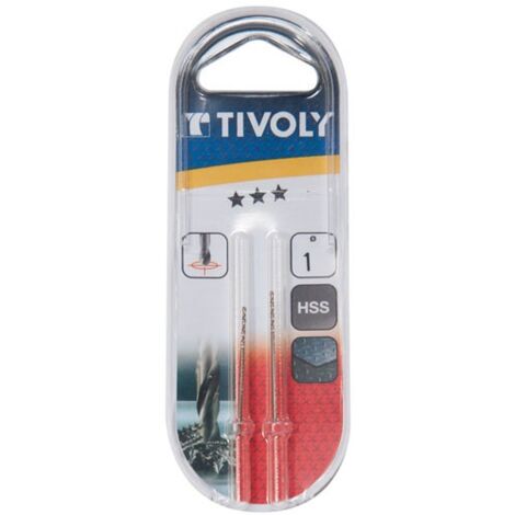 TIVOLY - Foret métaux TX d.2.0 mm blister de 2