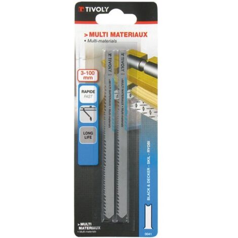 TIVOLY - Lame scie sauteuse b&d multimat 100mm bl2