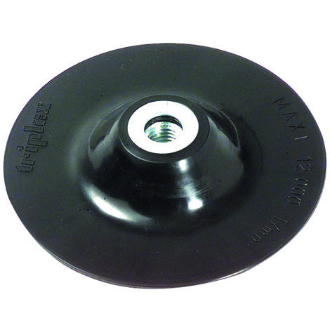 Tivoly • Platorello per Smerigliatrice • Gomma • Ø125mm • Foro M14