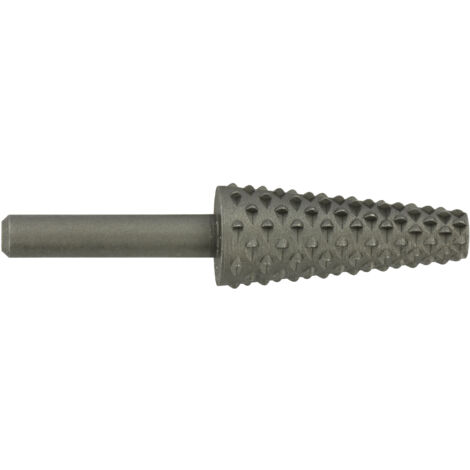 Tivoly • Rape sur tige conique Ø 15mm queue 6mm • Pour perceuse-visseuse • Acier HCS haute teneur en carbone • Adapté au travail de tout type de bois