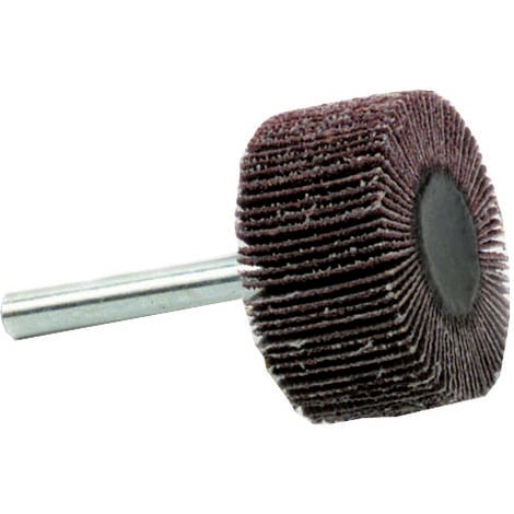 Tivoly • Roue à Lamelles Abrasives • Ø60mm • Grain Corindon : 60 • Pour Ponçage des Métaux • Pour Ponçage du Bois