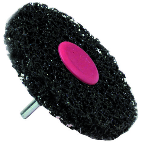 Tivoly • Roue Mousse Abrasive Compressée • Ø10013mm • Grain : 40 • Pour Ponçage des Métaux