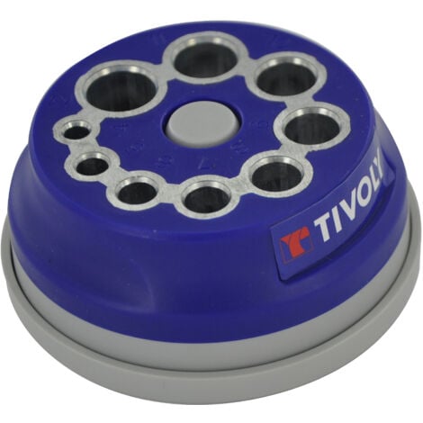 Tivoly • Runde Bohrführung – Ø 4 bis 12 mm – Spezial-Staubsammler