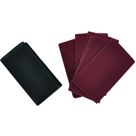 Tivoly • Satz mit 13 Teilen • 1 weicher Schleifblock Ø12070 mm, selbstgreifend • 12 Schleifblätter