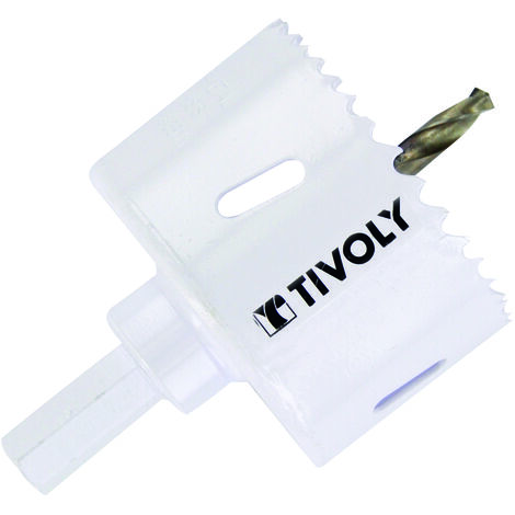 Tivoly • Sierra de corona monobloque HSS bimetálica • Ø35 mm • Dentado de paso variable • Dentado avellanado • Para taladrar metales • Para taladrar chapa metálica