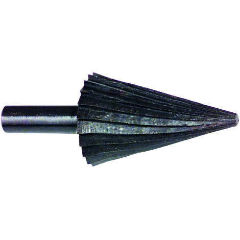 Tivoly • Taladro cónico con orificios amplios • Ø6 mm a 24 mm • Accesorio cilíndrico Ø6 mm