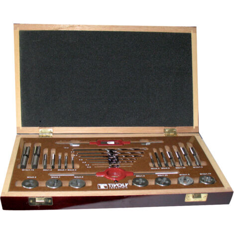 Set Maschi E Filiere In Acciaio Tungsteno 110 Pezzi HTC M218 - Per Filettature M2-M18 - Foto 7