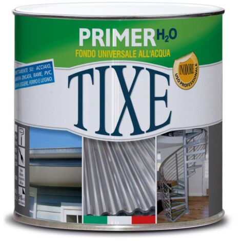 TIXE Primer Antiruggine Universale – Base Protettiva per Metalli, Legno e Superfici Esterne, Bianco 500 ml