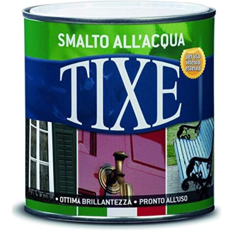 TIXE Smalto all'Acqua – Finitura Lucida e Resistente per Legno e Metallo, BIANCO OPACO 25 LT